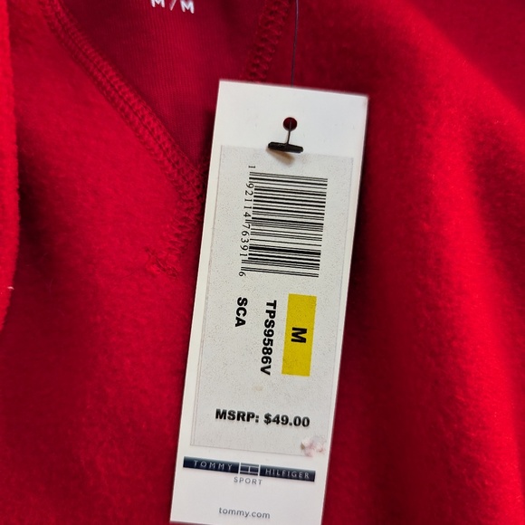 Tommy Hilfiger Sport Vest, Red, Medium - Picture 5 of 6